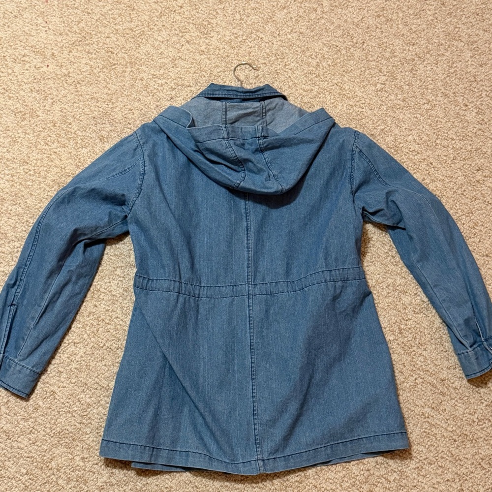 1 Sunset Lane Light Blue Denim Jacket - Picture 3 of 3